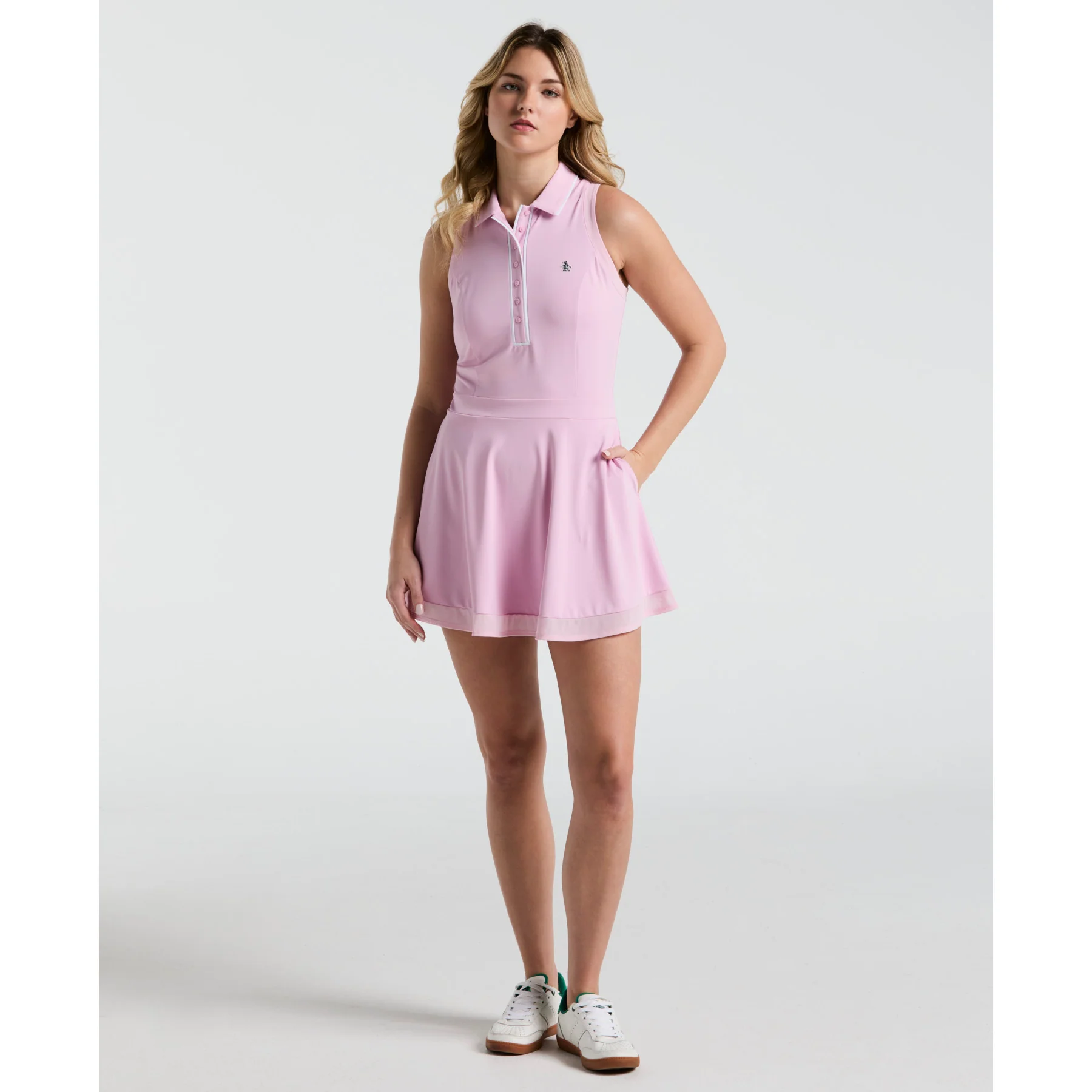 Women's Veronica Sleeveless Dress In Charm Pink - Image 3