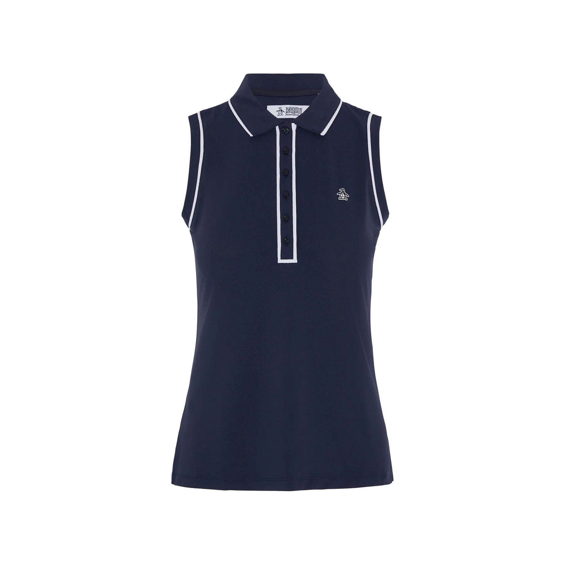Women's Veronica Sleeveless Golf Polo In Black Iris - Image 6