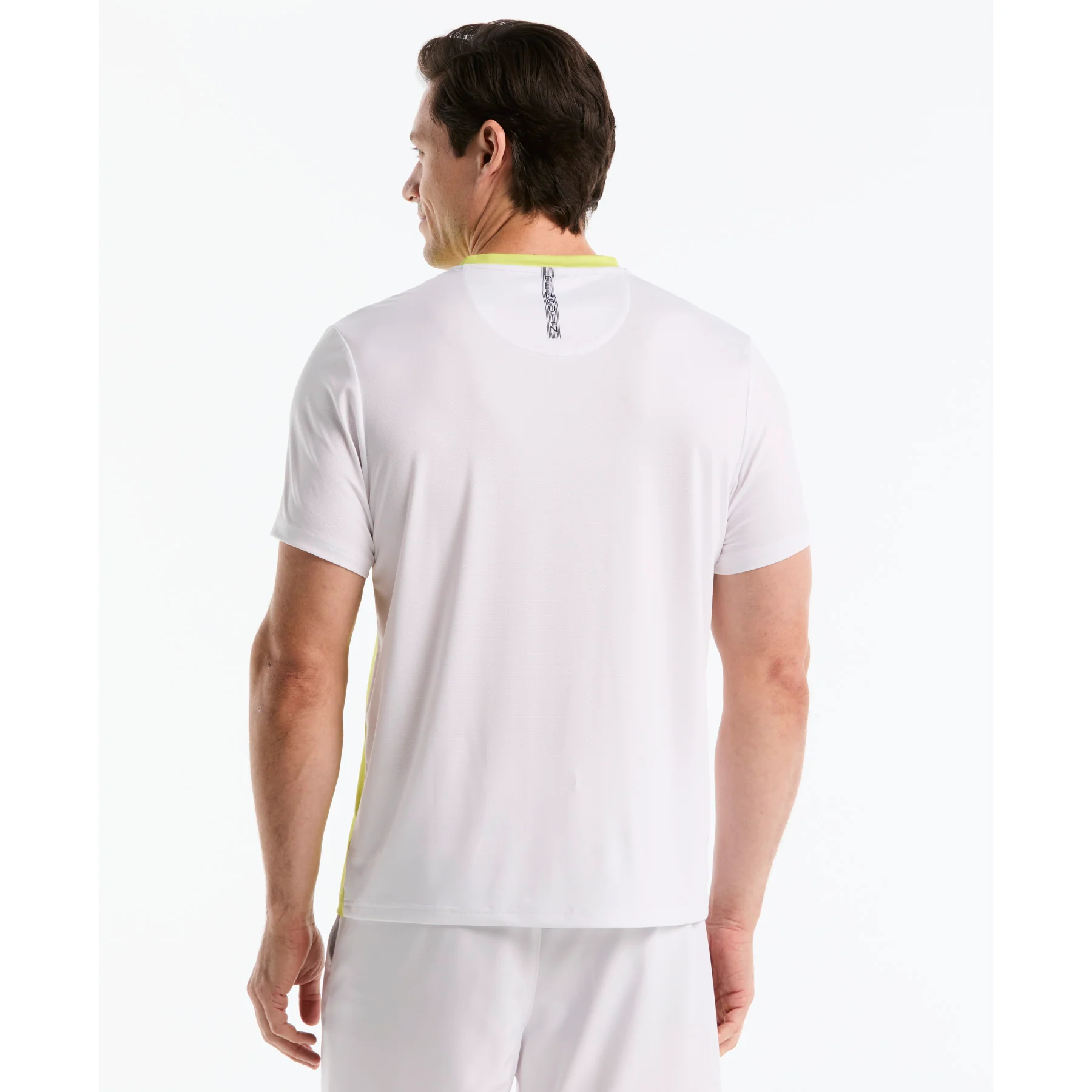 Vertical Ombre Tennis T-Shirt In Sulphur Spring - Image 2