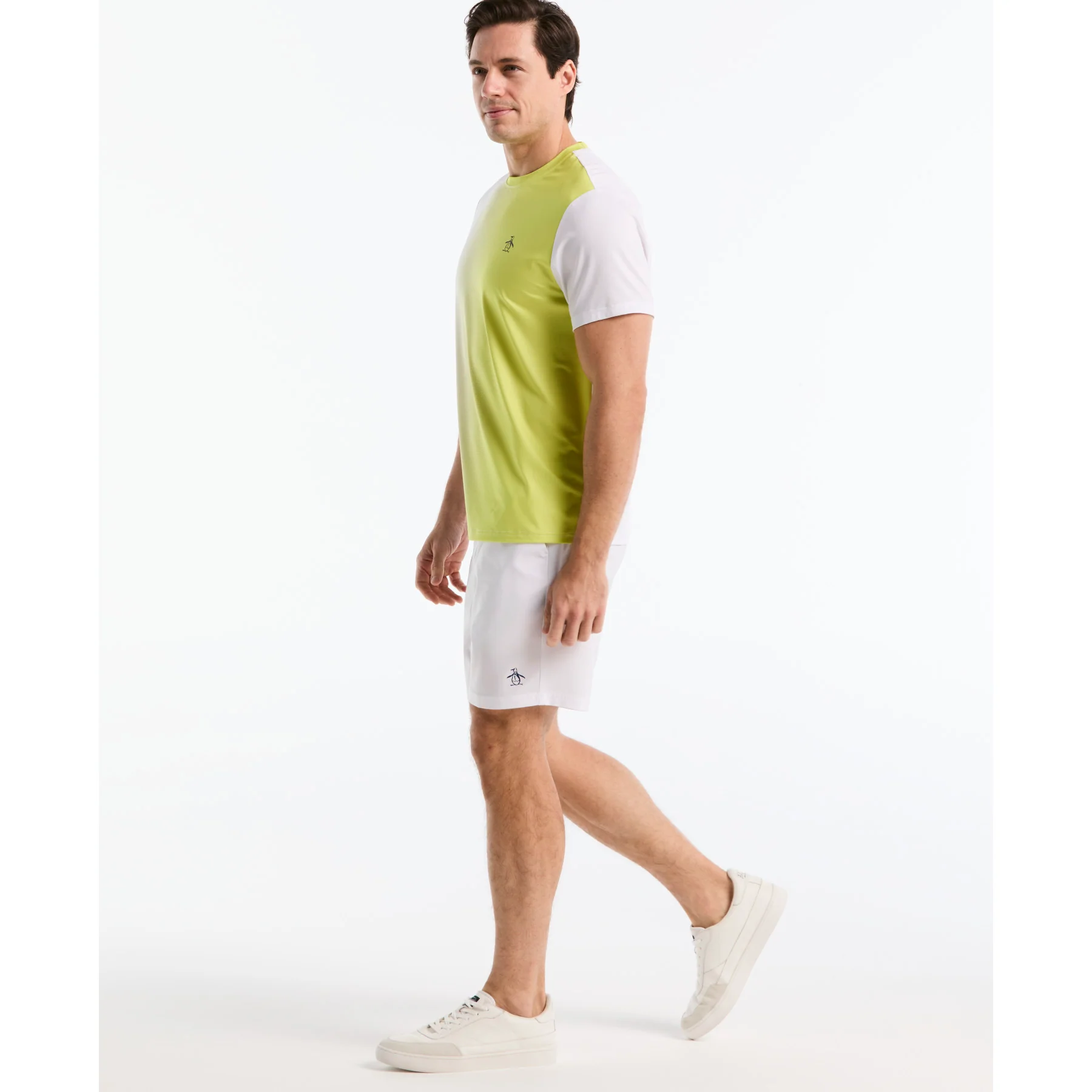 Vertical Ombre Tennis T-Shirt In Sulphur Spring - Image 5