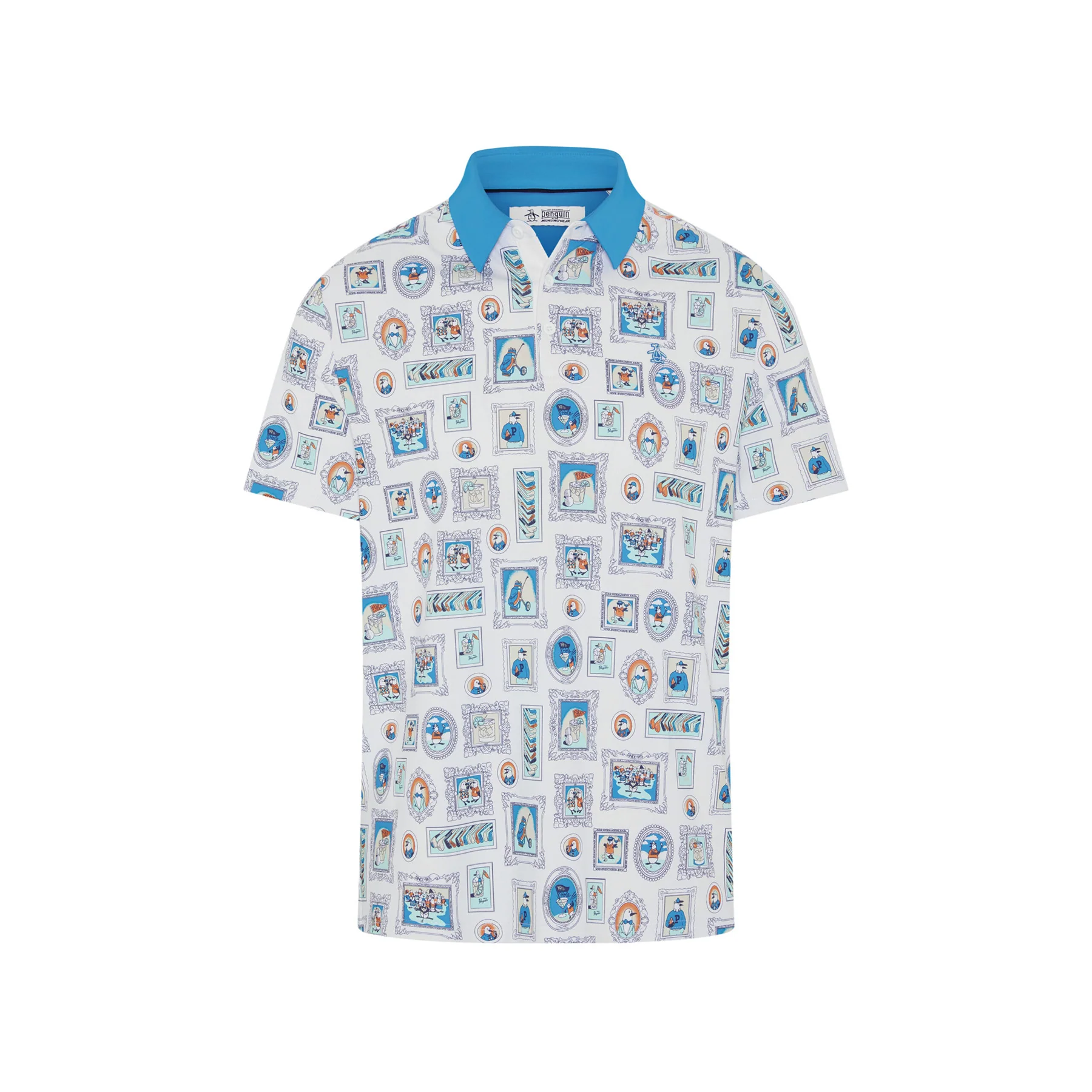 Wall Of Fame Golf Polo In Bright White - Image 6