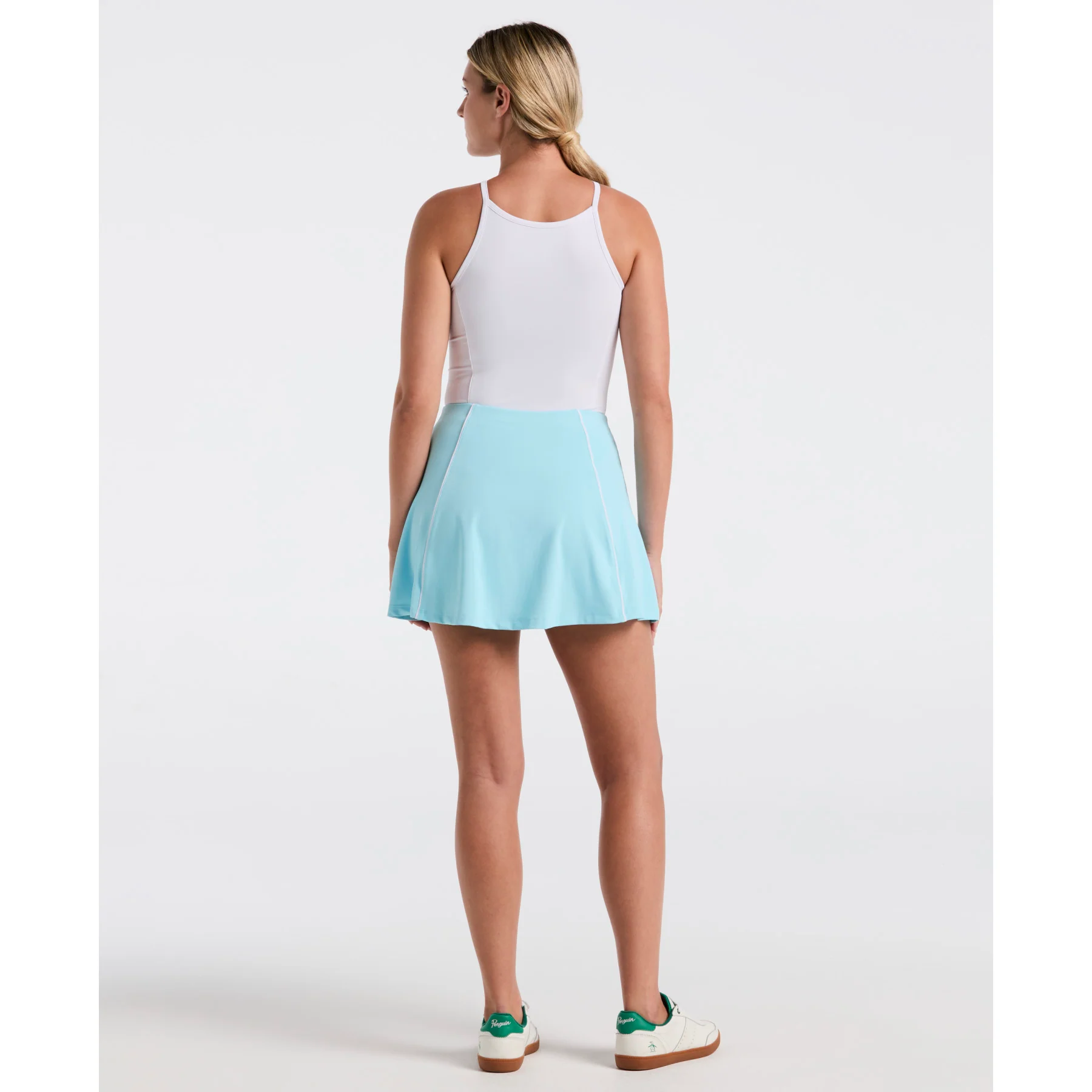 Women's Colour Block Flounce Tennis Skort In Castaway - Image 2
