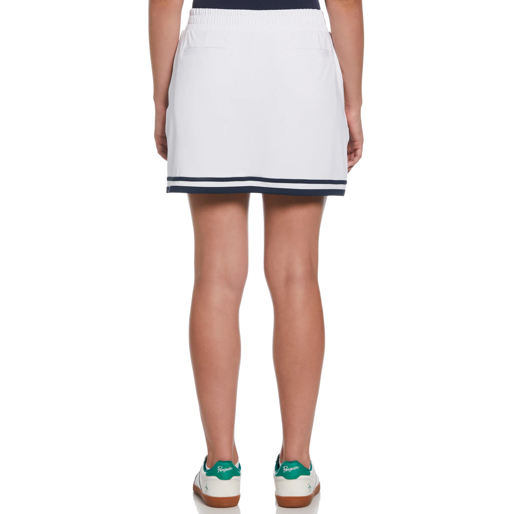 Women's Essential Colour Block Golf Skort In Bright White - Image 2