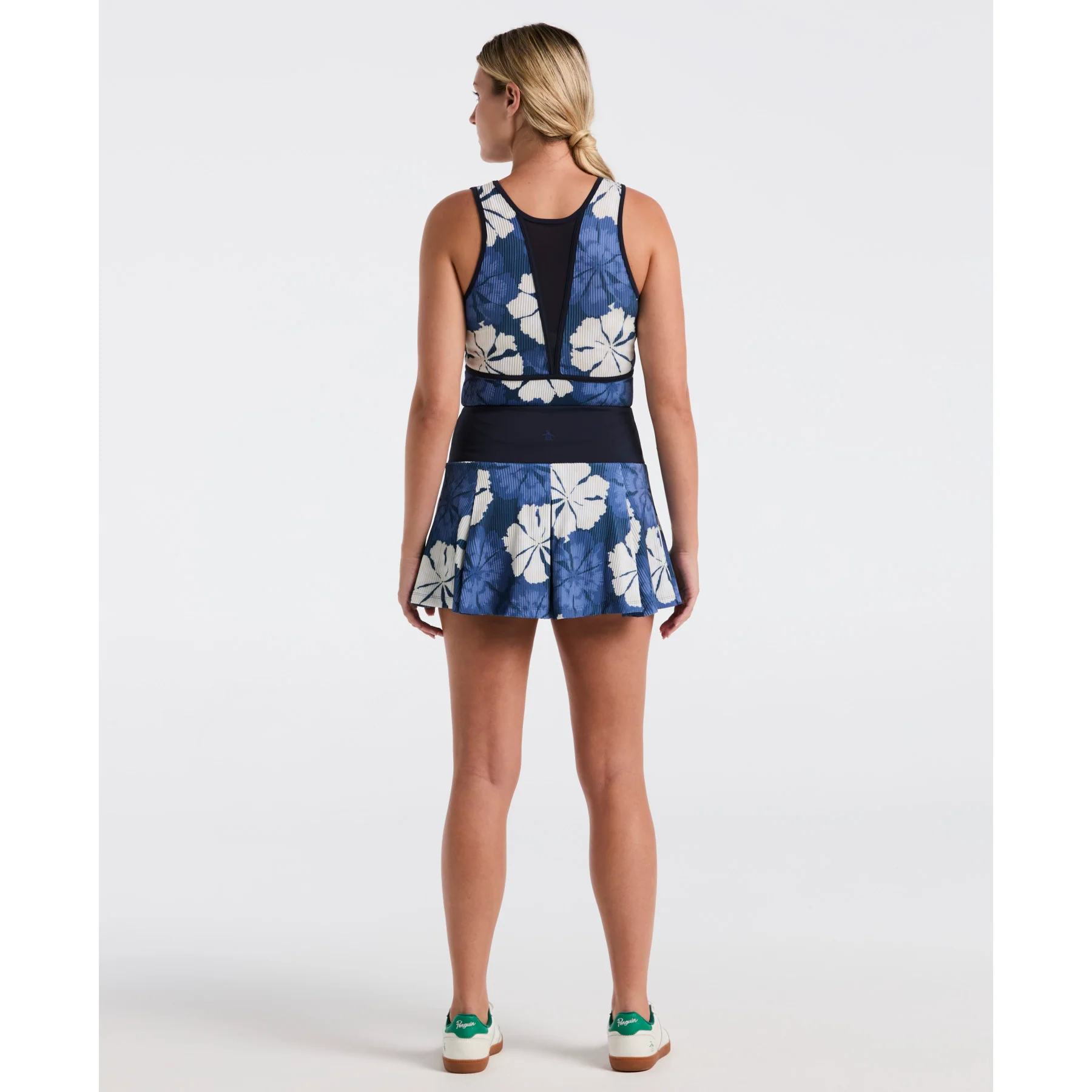 Women's Fuji Floral Tennis Skort In Black Iris - Image 2