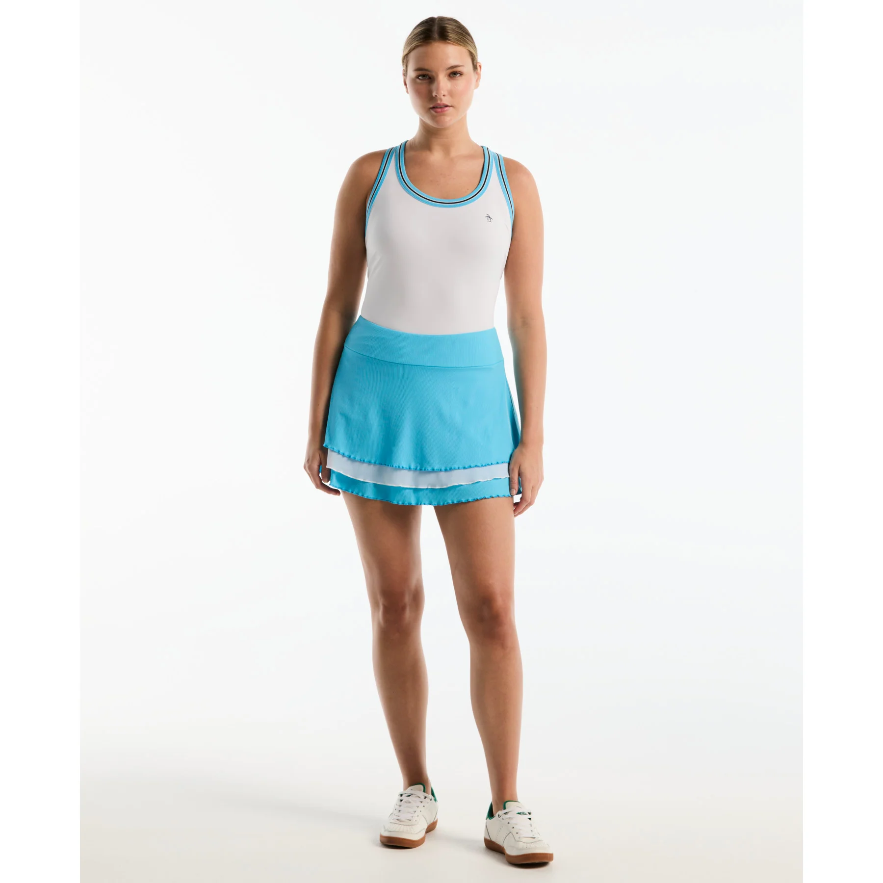 Women's Lettuce Edge Tennis Skort In Aquarius