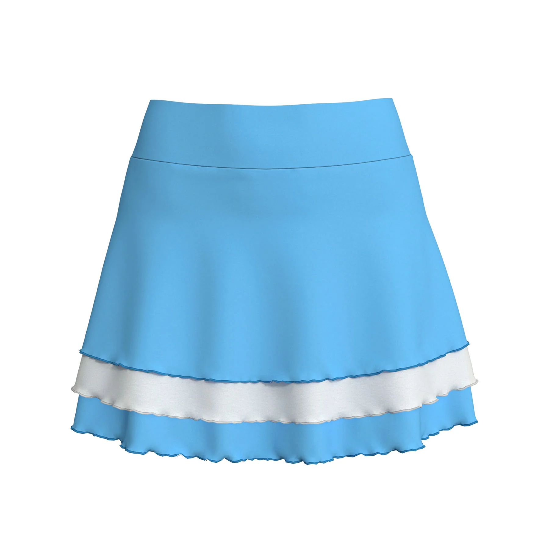 Women's Lettuce Edge Tennis Skort In Aquarius - Image 6