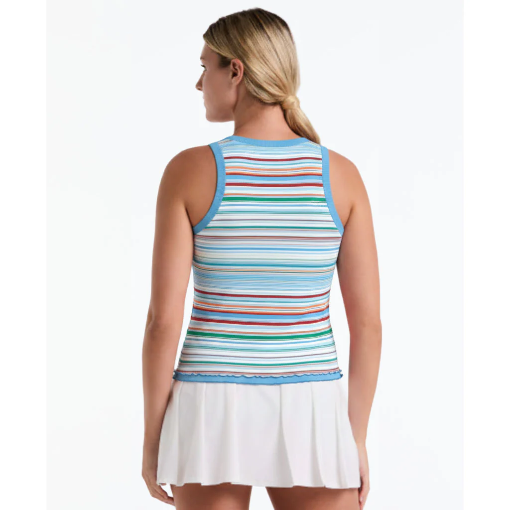 Women's Lettuce Edge Tennis Tank Top In Aquarius - Image 2
