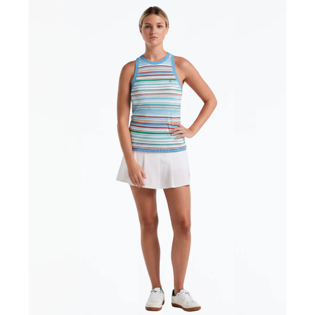 Women's Lettuce Edge Tennis Tank Top In Aquarius - Image 4