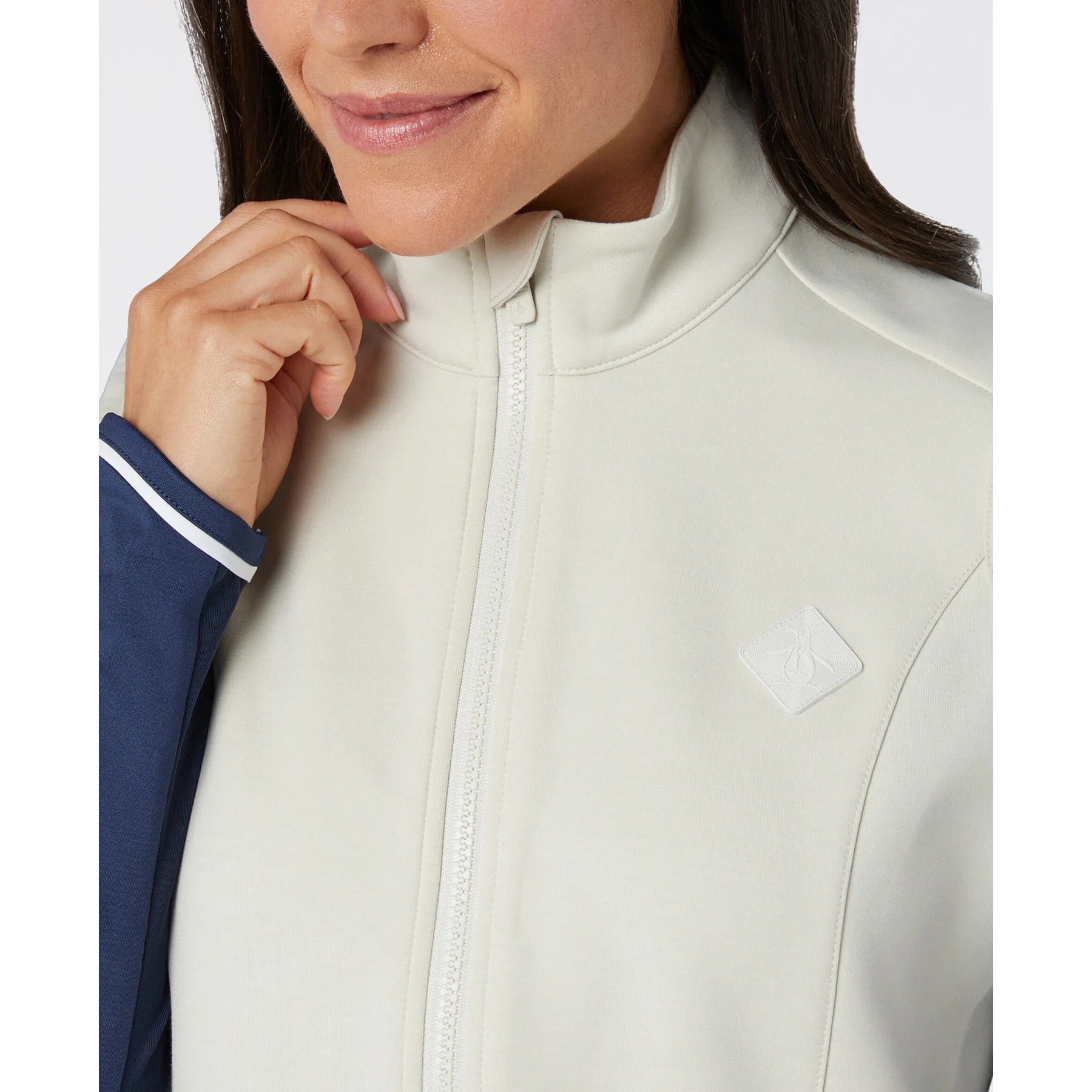 Women's Midweight Golf Vest In Silver Birch Heather - Image 3