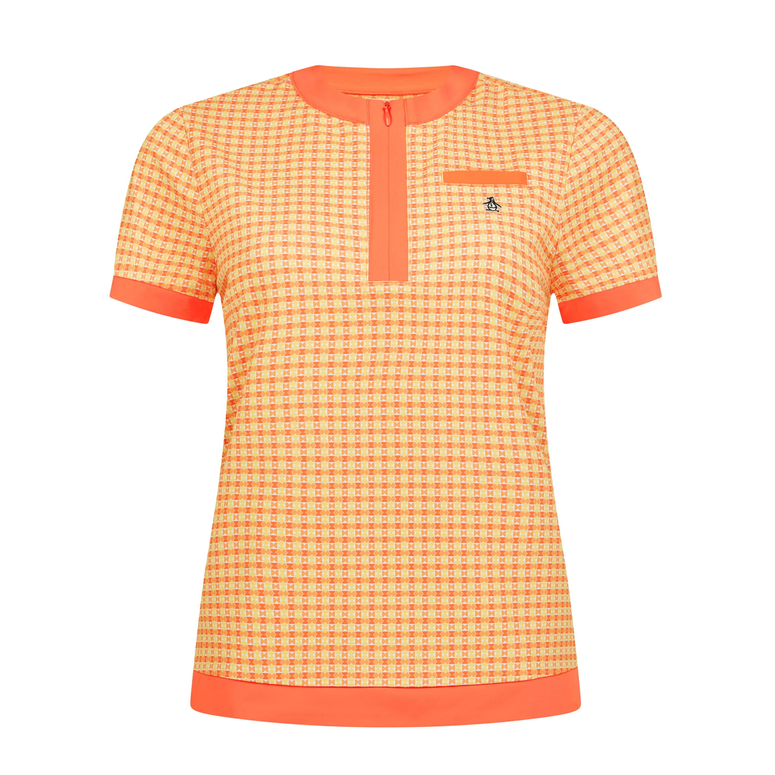 Women's Pete's Bowtie Golf Polo Shirt In Coral Quartz - Image 5