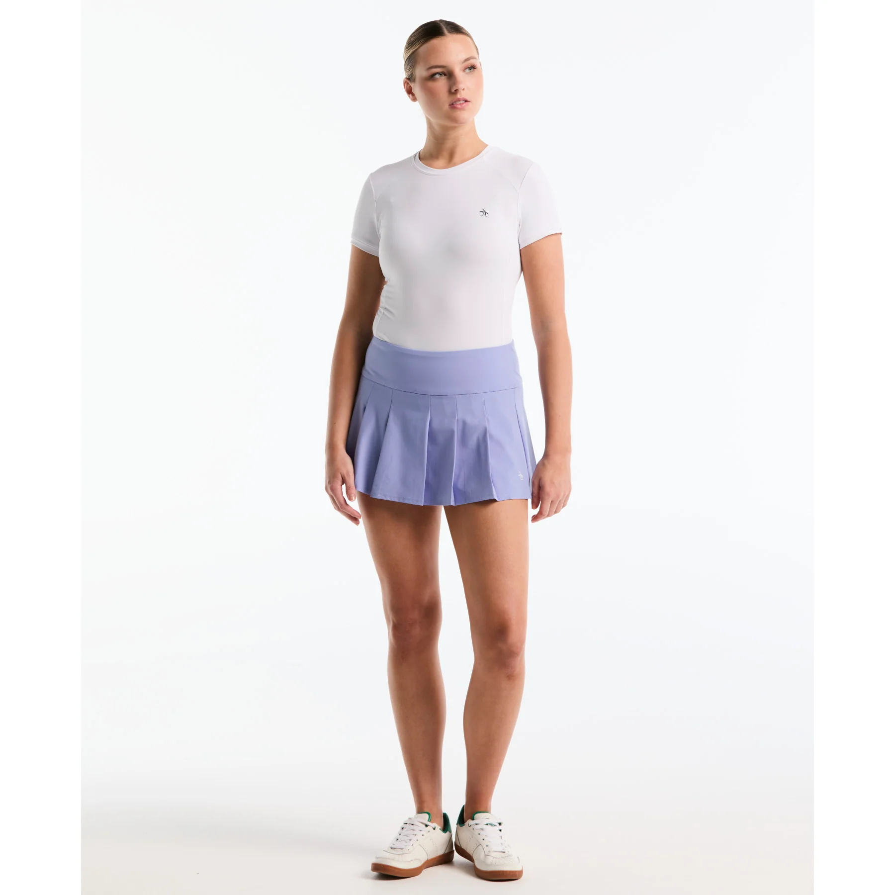 Women's Pleated Tennis Skort In Pale Iris
