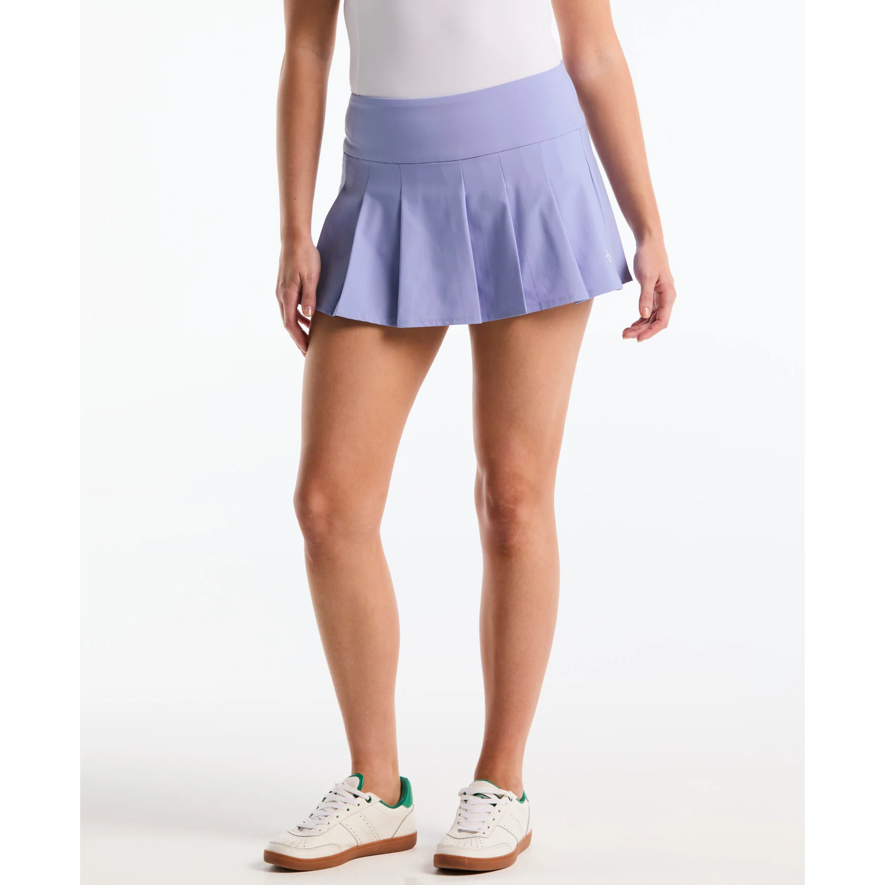 Women's Pleated Tennis Skort In Pale Iris - Image 3