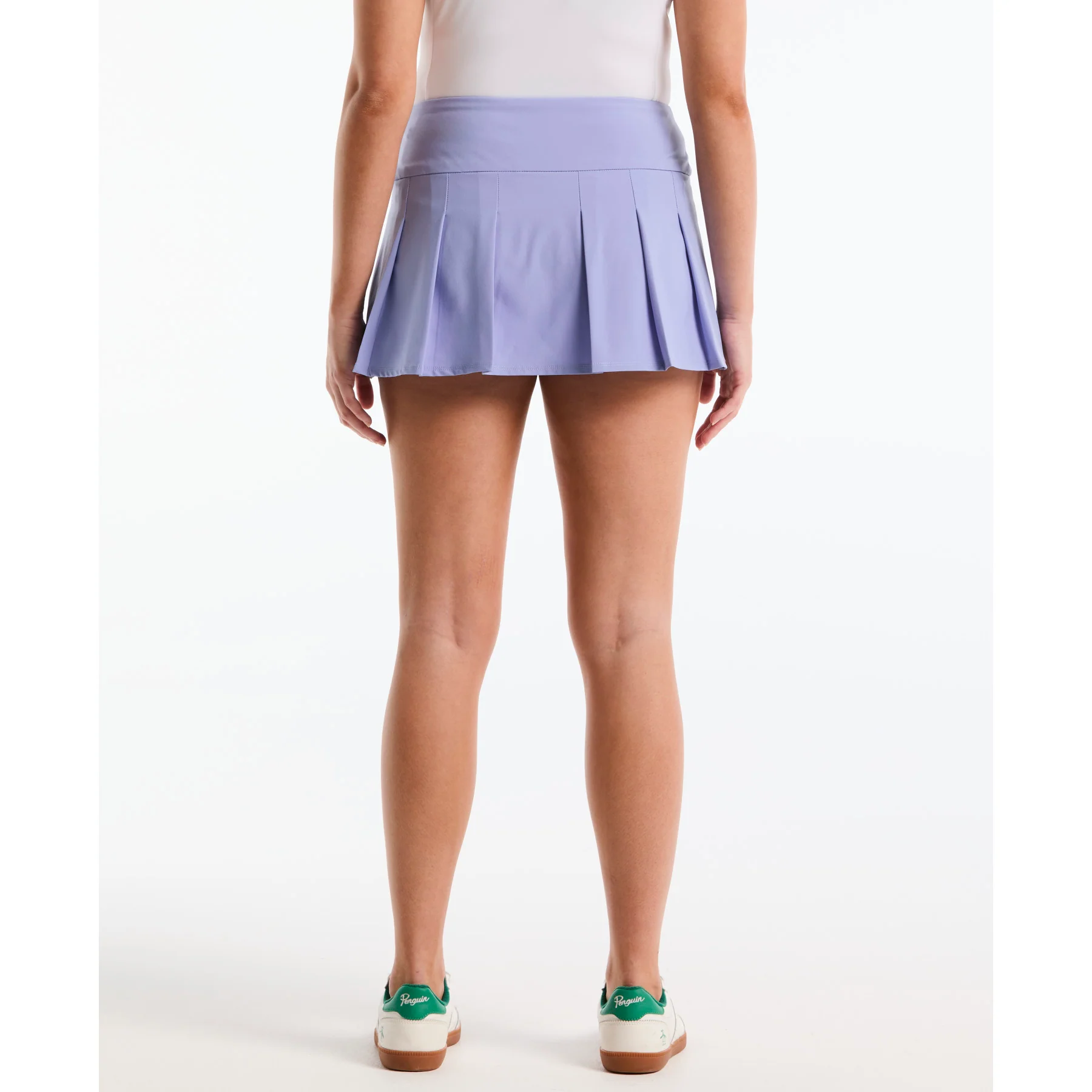 Women's Pleated Tennis Skort In Pale Iris - Image 4