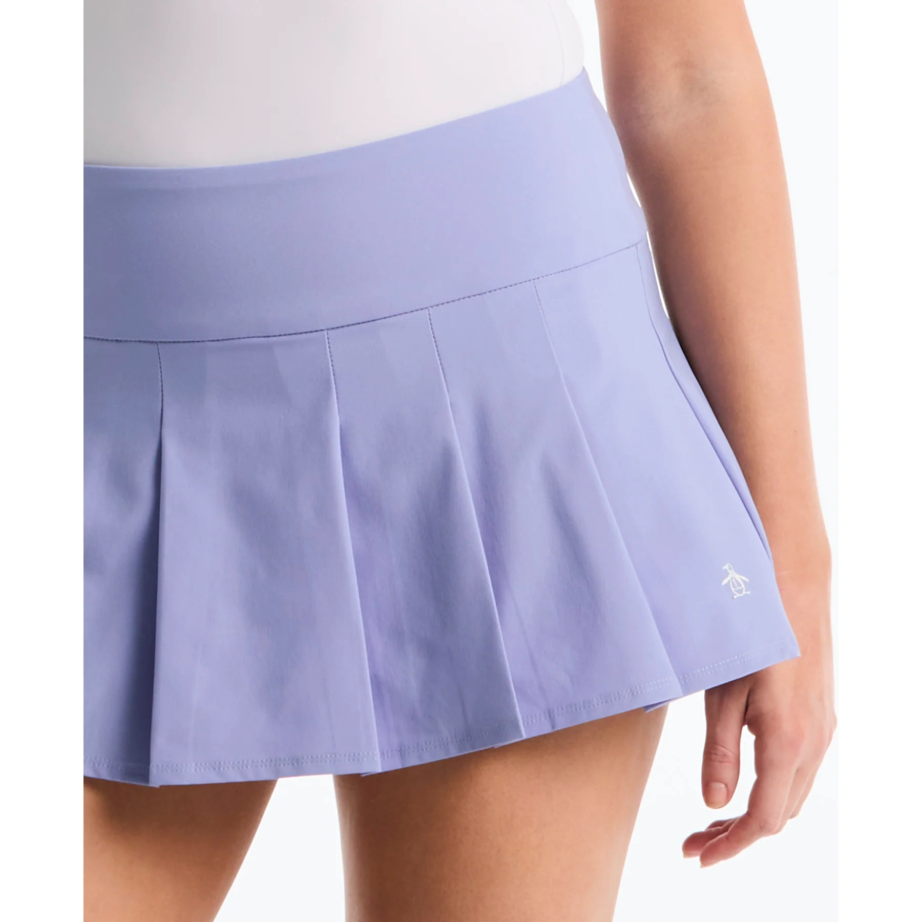 Women's Pleated Tennis Skort In Pale Iris - Image 5