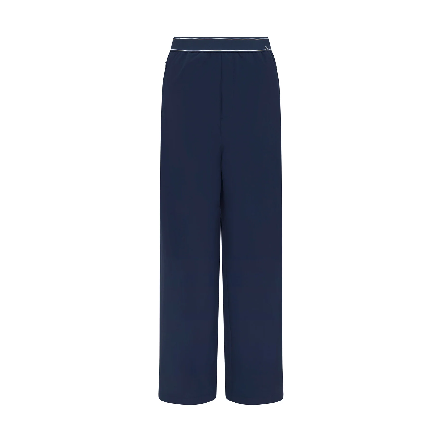 Women's Relaxed Golf Trousers With Elastic Waistband In Black Iris - Image 5