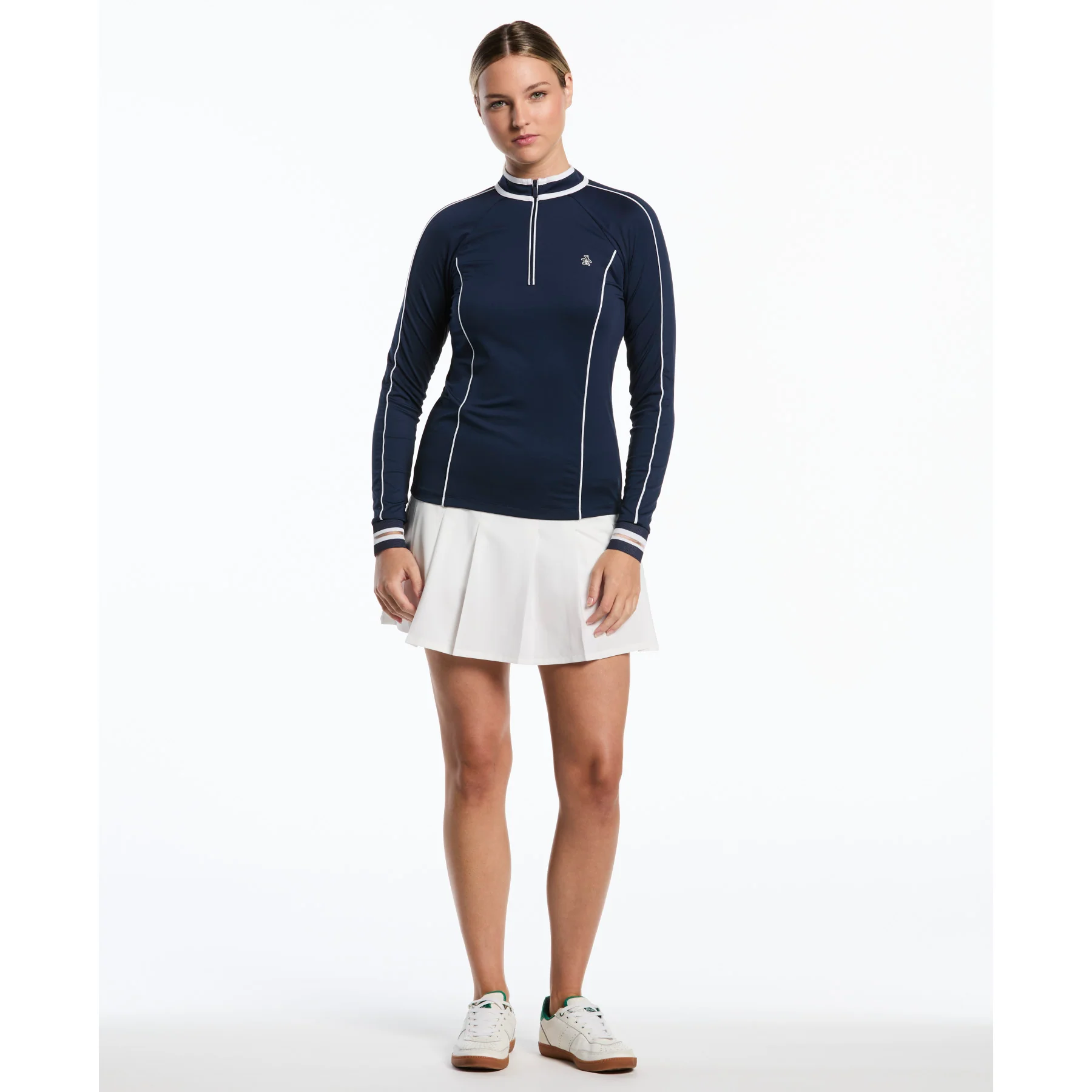 Women's Sun Protection Top In Black Iris - Image 4