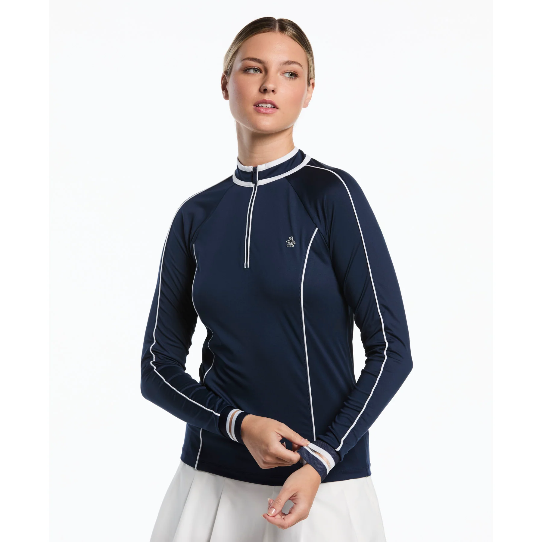 Women's Sun Protection Top In Black Iris - Image 5