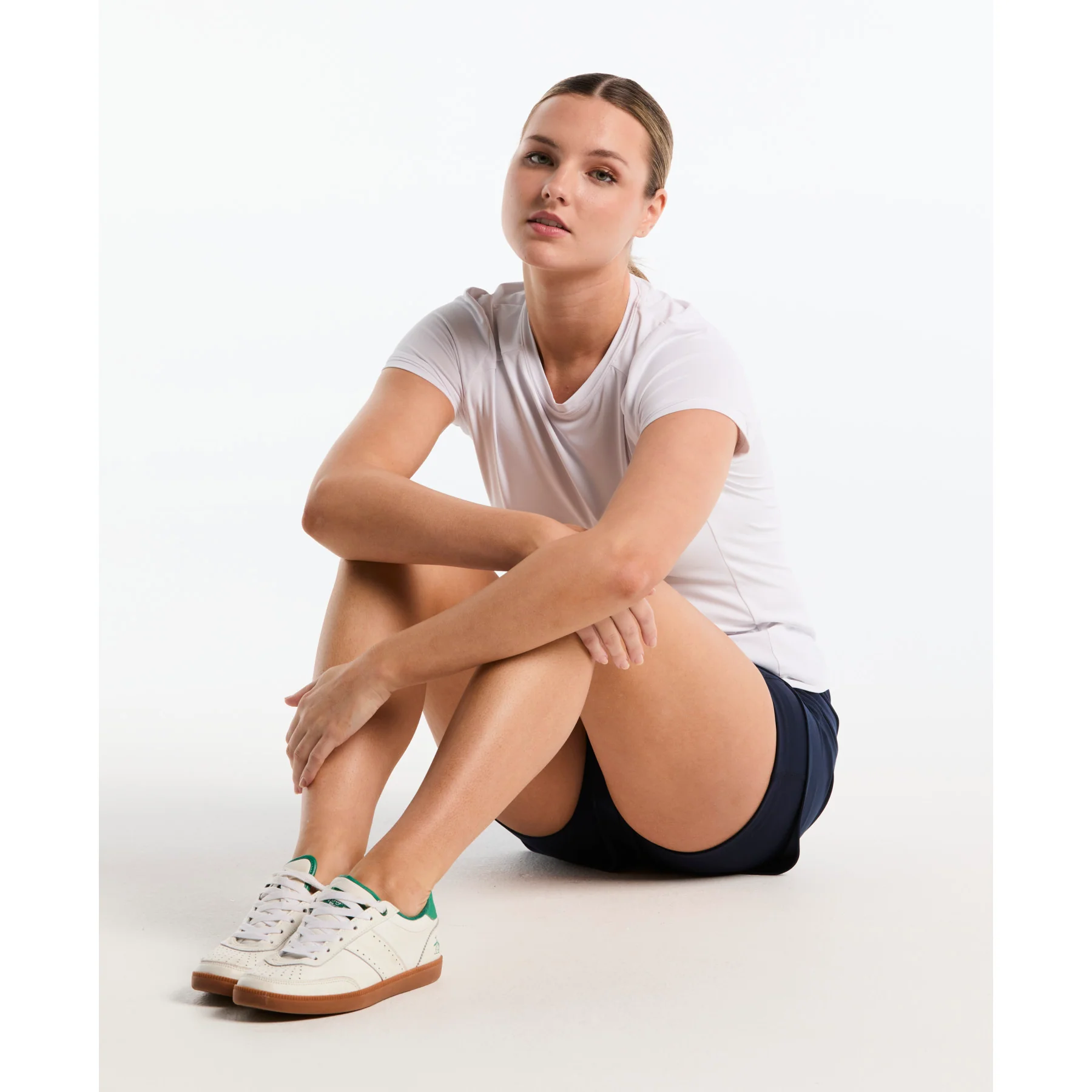 Women's Tennis Short With Striped Pete In Black Iris - Image 5