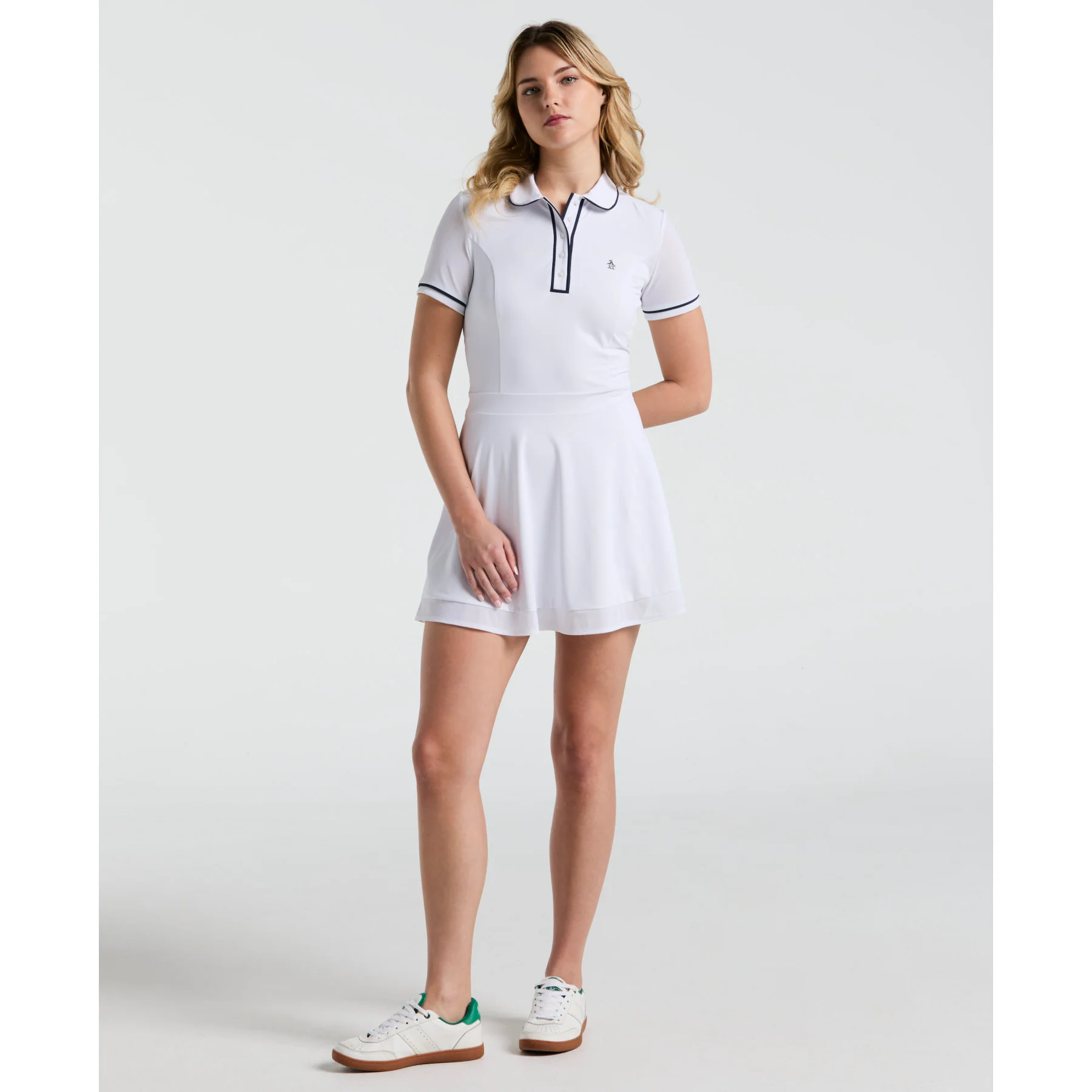 Women's Veronica Short Sleeve Dress In Bright White - Image 4